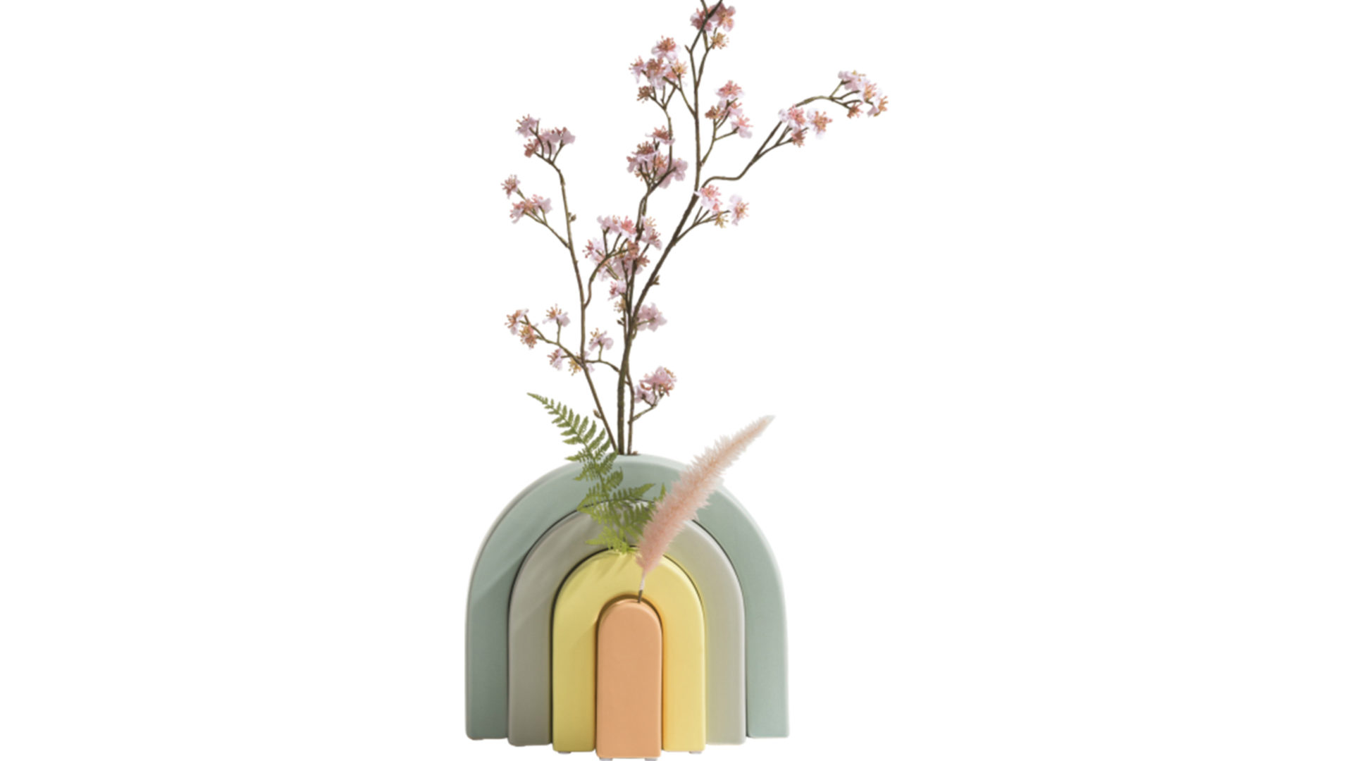 Regenbogen Vase von Coco Maison