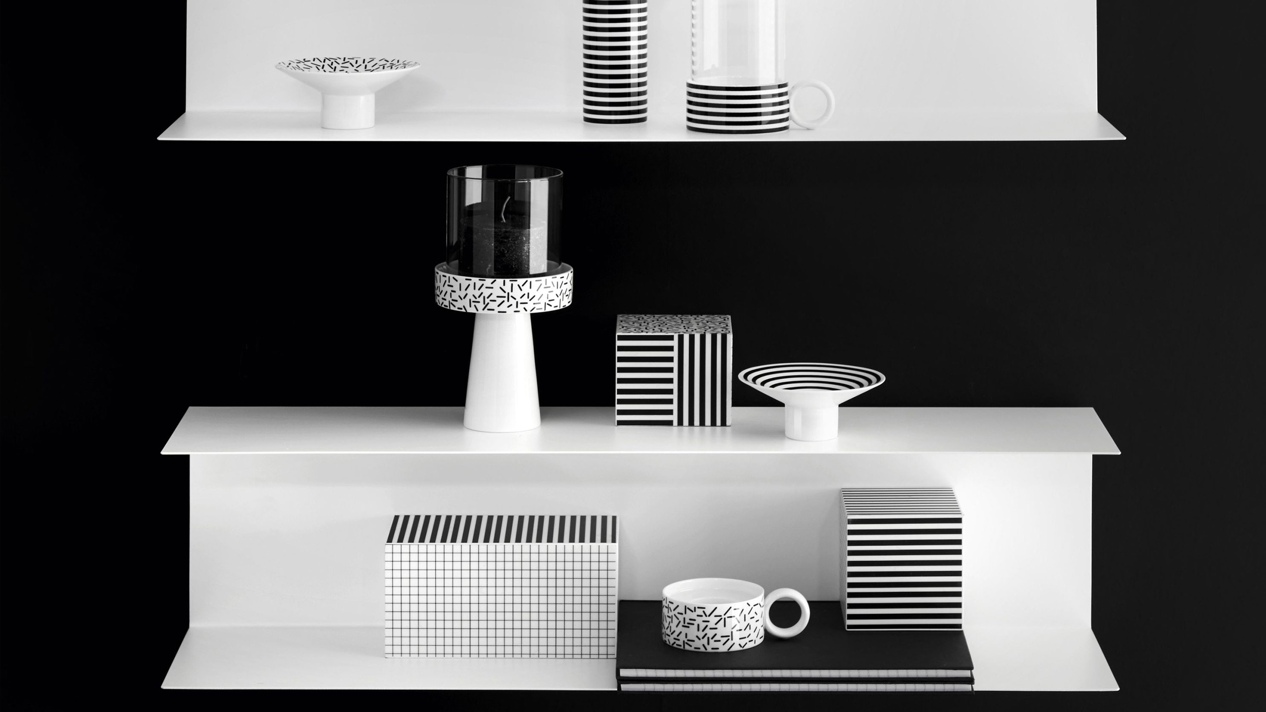asa selection wohnaccessoires in black and white